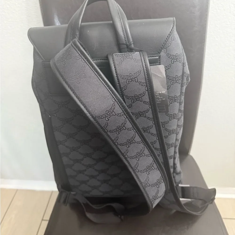 Brand new men’s Mcm Black Backpack